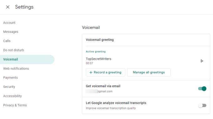 4-google-voicemail-settings - Online Tech Tips How to Set Up Voicemail on Google Voice image 4 - 4-google-voicemail-settings