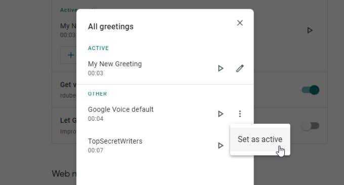 5-set-active-messages - Online Tech Tips Google Voice Voicemail Settings image - 5-set-active-messages