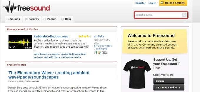 FreeSound - Online Tech Tips Freesound image - FreeSound