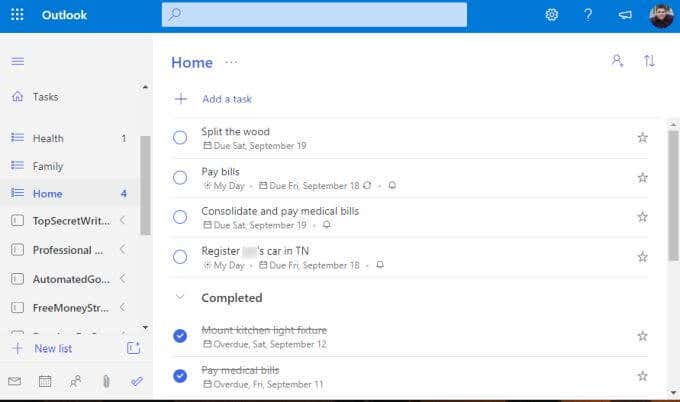 lists - Online Tech Tips Creating New Lists and Tasks image 2 - lists