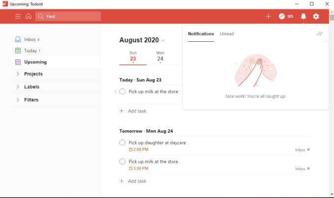 notifications-locked-up-app - Online Tech Tips Other Observations About ToDoist Desktop image 2 - notifications-locked-up-app