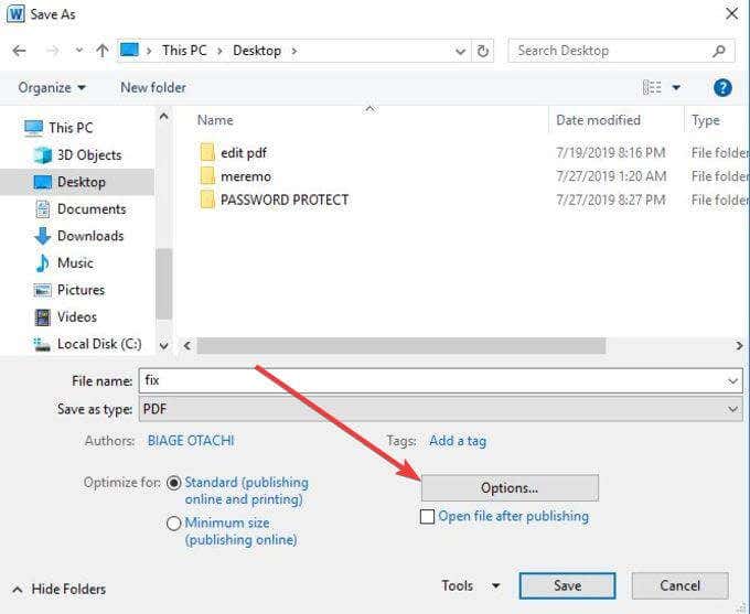 password-protect-word-pdf-file-save-as-options... - Online Tech Tips Password-Protect a Word Document image 17 - password-protect-word-pdf-file-save-as-options...