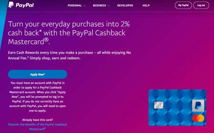 paypal-mastercard - Online Tech Tips Use A PayPal Mastercard image - paypal-mastercard