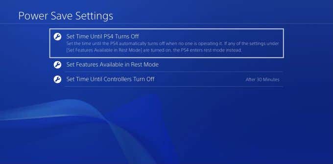 settime - Online Tech Tips Using Auto Shutdown on the PS4 image 2 - settime