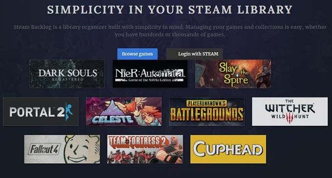 Steam-Backlog - Online Tech Tips Use a Backlog Management Tool image - Steam-Backlog