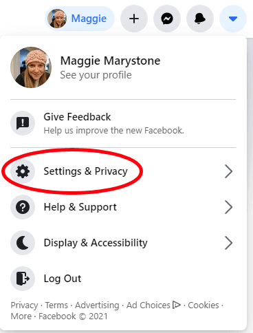 13SettingsAndPrivacy - Online Tech Tips How to Do a Privacy Checkup on Facebook image 2 - 13SettingsAndPrivacy