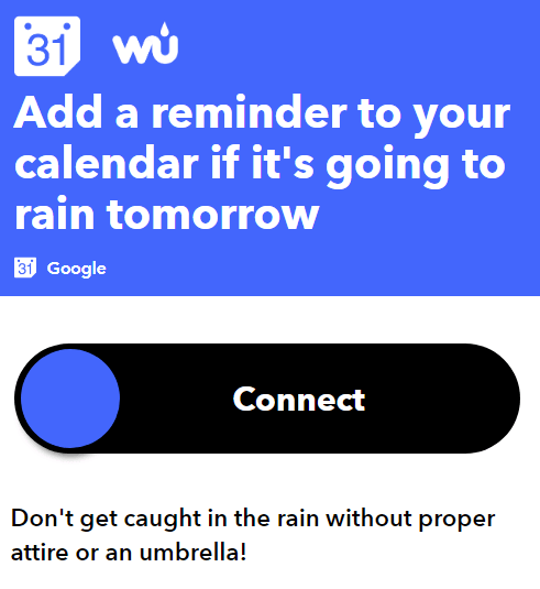 17AddAReminder - Online Tech Tips Connect Google Calendar to Weather Underground Using IFTTT image 2 - 17AddAReminder
