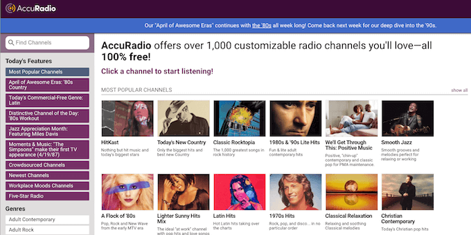 4-AccuRadio - Online Tech Tips How to Listen to Radio Stations Online for Free image 5 - 4-AccuRadio