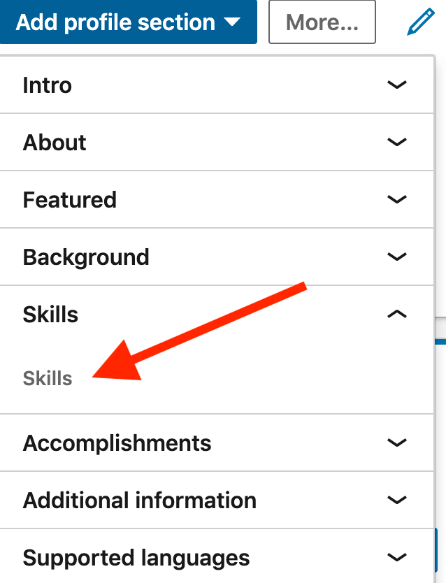 add-skills-section - Online Tech Tips How to Get Endorsed on LinkedIn image 2 - add-skills-section