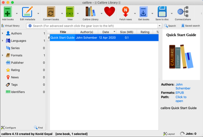 Calibre-eBook - Online Tech Tips Alternatives To The Kindle Desktop Reader image - Calibre-eBook