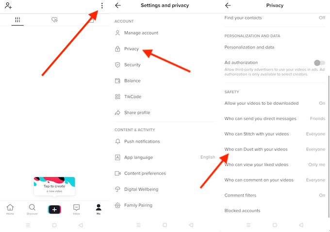 enable-duets - Online Tech Tips Tips & Tricks for Getting Noticed on TikTok image - enable-duets