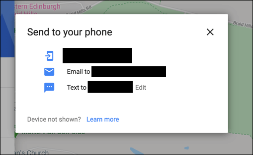 Google-Maps-Desktop-Send-Pin-Options - Online Tech Tips How To Drop a Pin In Google Maps On Desktop Devices image 5 - Google-Maps-Desktop-Send-Pin-Options