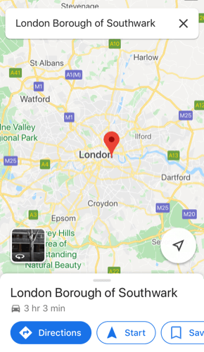 Google-Maps-iOS-Dropped-Pin - Online Tech Tips How To Drop a Pin In Google Maps On iOS image - Google-Maps-iOS-Dropped-Pin