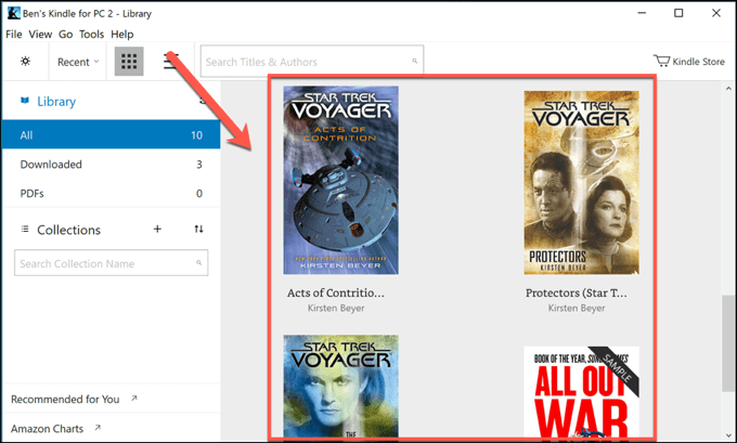 Kindle-Desktop-Open-ebook - Online Tech Tips How To Download & Use The Kindle Desktop App image 2 - Kindle-Desktop-Open-ebook