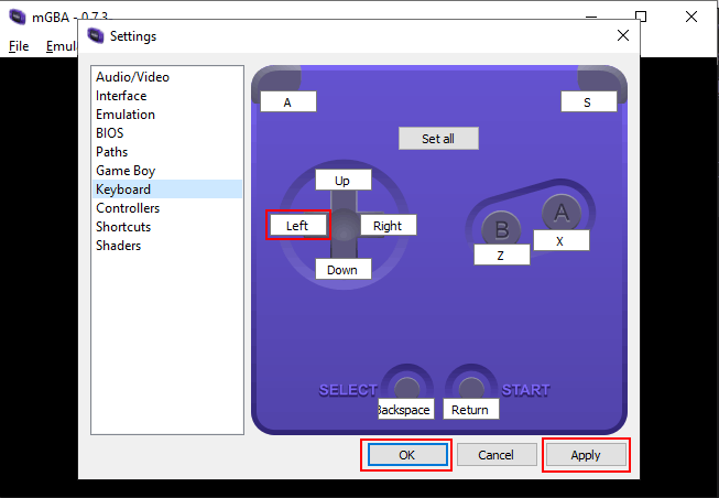 mGBA-Keyboard-Configuration - Online Tech Tips Setting Up mGBA Controllers image 2 - mGBA-Keyboard-Configuration