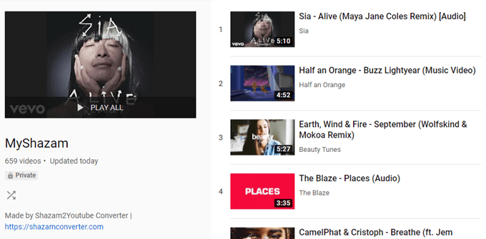 myshazam-youtube-playlist - Online Tech Tips - myshazam-youtube-playlist