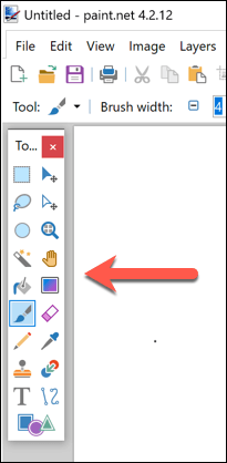 Paint-NET-Side-Menu - Online Tech Tips Creating Basic Images In Paint.NET image 2 - Paint-NET-Side-Menu