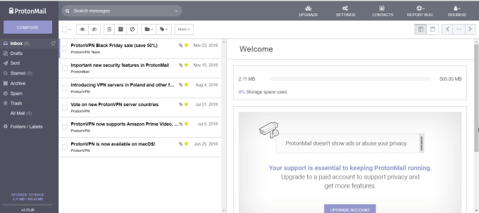 protonmail - Online Tech Tips ProtonMail image - protonmail