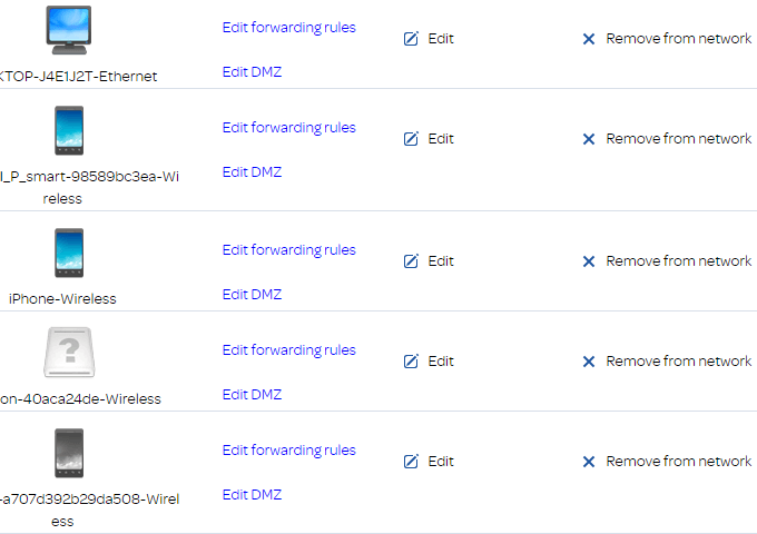 remove-devices-network - Online Tech Tips Finding Your Current Speeds and Advertised Speeds image 5 - remove-devices-network