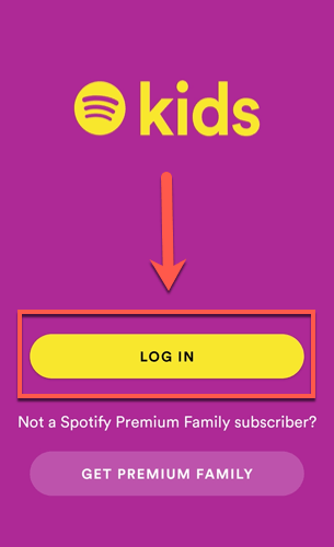 Spotify-Kids-Initial-Sign-in - Online Tech Tips How To Create a Spotify For Kids Account image - Spotify-Kids-Initial-Sign-in