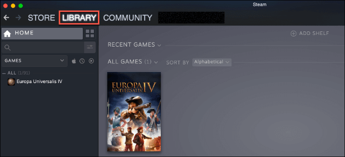 Steam-Library-Tab - Online Tech Tips Purchasing and Installing Steam Games image - Steam-Library-Tab