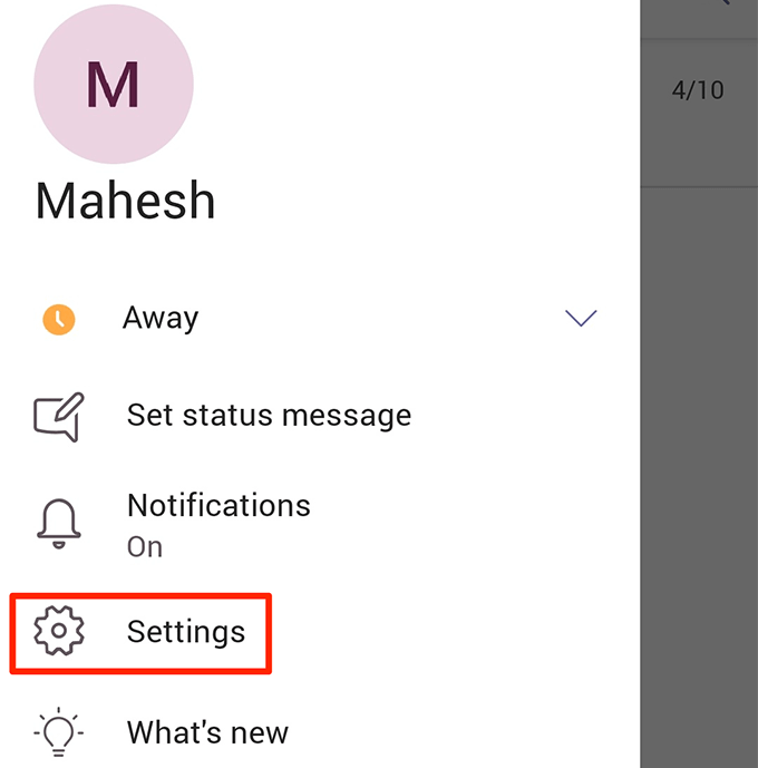 teams-settings - Online Tech Tips How To Turn Off Read Receipts In Microsoft Teams image - teams-settings