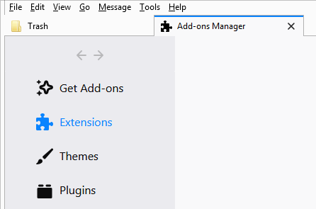 thunderbird-addons-manager - Online Tech Tips - thunderbird-addons-manager
