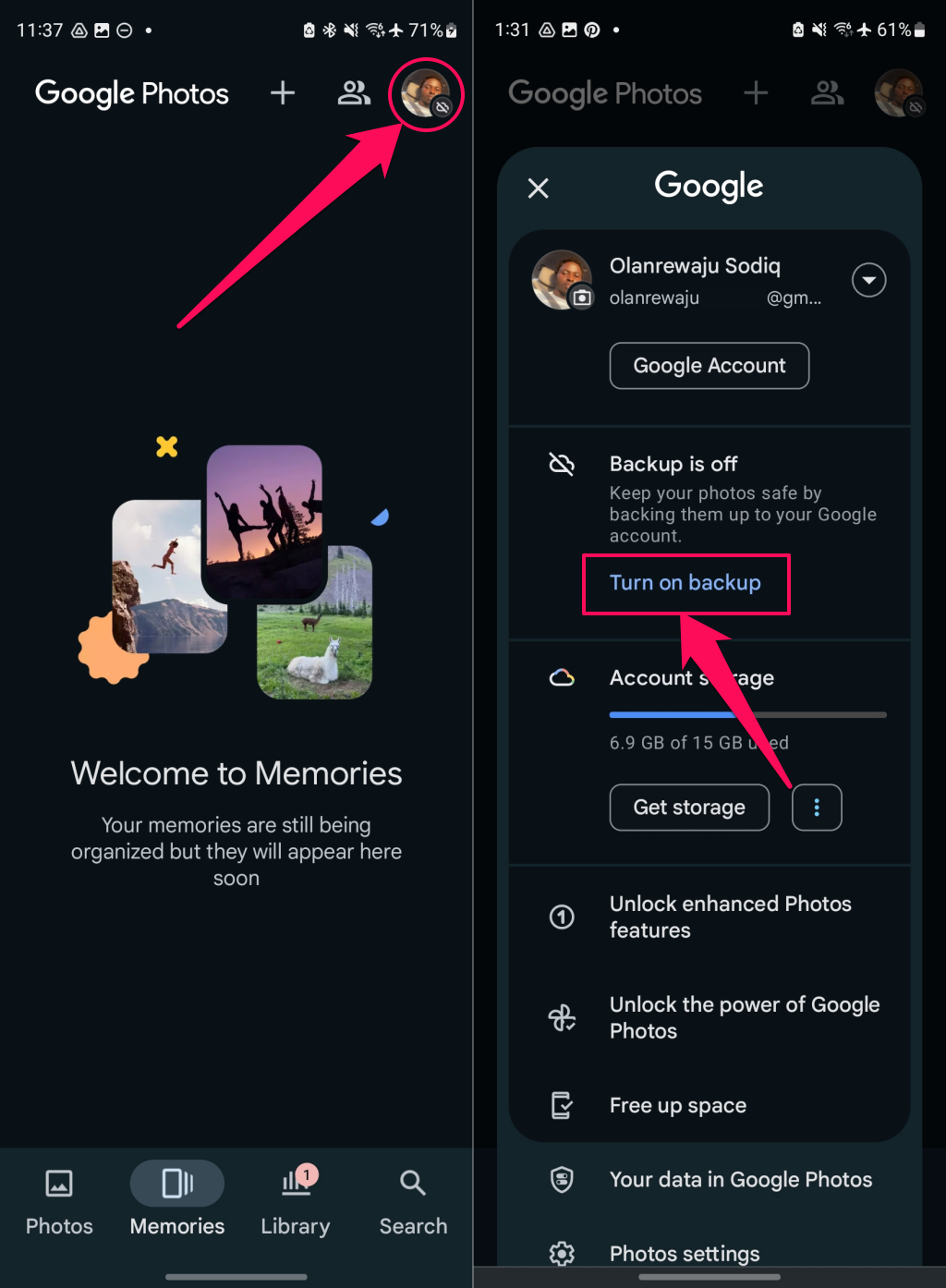 turn-on-google-photos-backup-android - Online Tech Tips Turn on backup in Google Photos Android app - turn-on-google-photos-backup-android