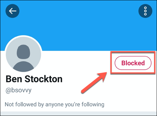 Twitter-App-Unblock-Button - Online Tech Tips How To Block Someone On Twitter Using The Twitter App image 5 - Twitter-App-Unblock-Button
