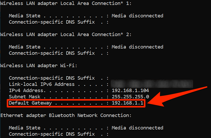 wap-ip-cmd - Online Tech Tips Find IP Address Of a Wireless Access Point On Windows (CLI) image 3 - wap-ip-cmd